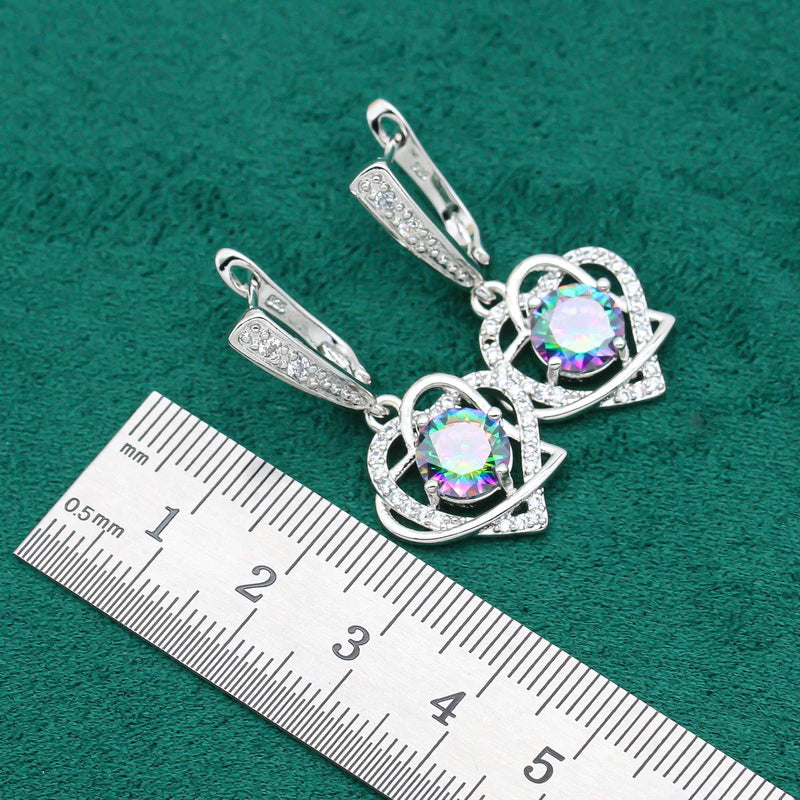 Zircon Silver Jewelry Set