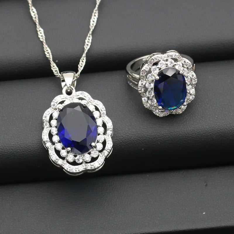 Noble Royal Color Jewelry Sets For Women