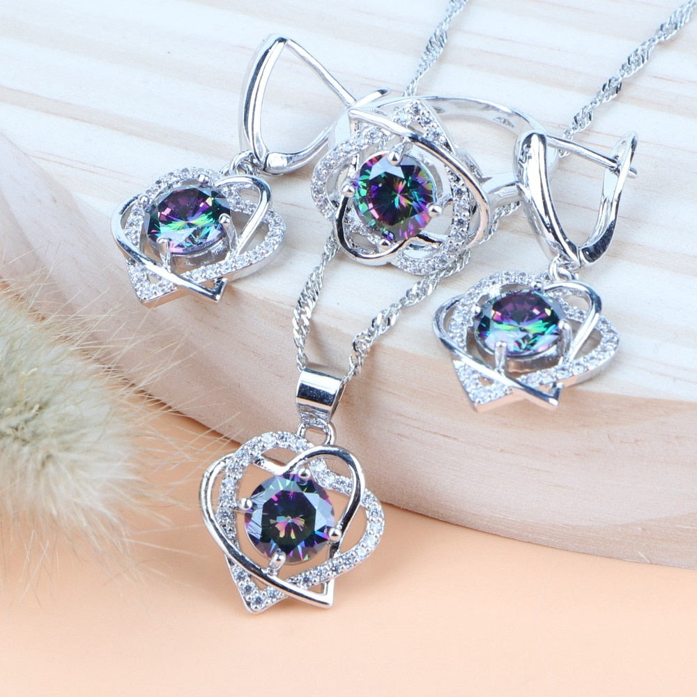 Zircon Silver Jewelry Set ZS002