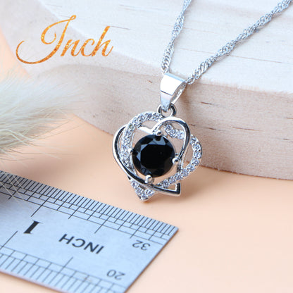 Zircon Silver Jewelry Set ZS003